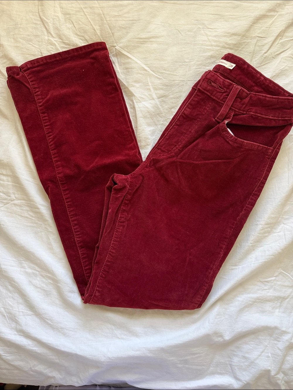 Levi's Straight-Leg Corduroy Jeans in Deep Wine Red